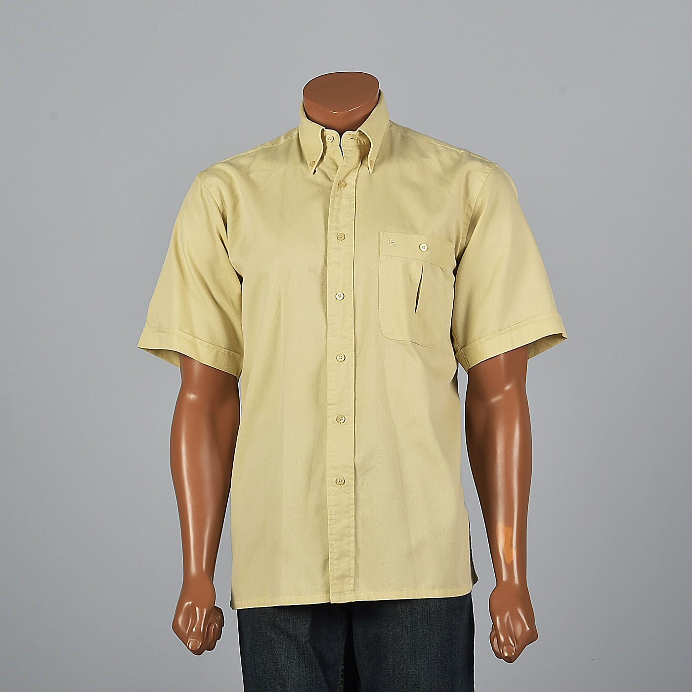 gold mens button down shirt