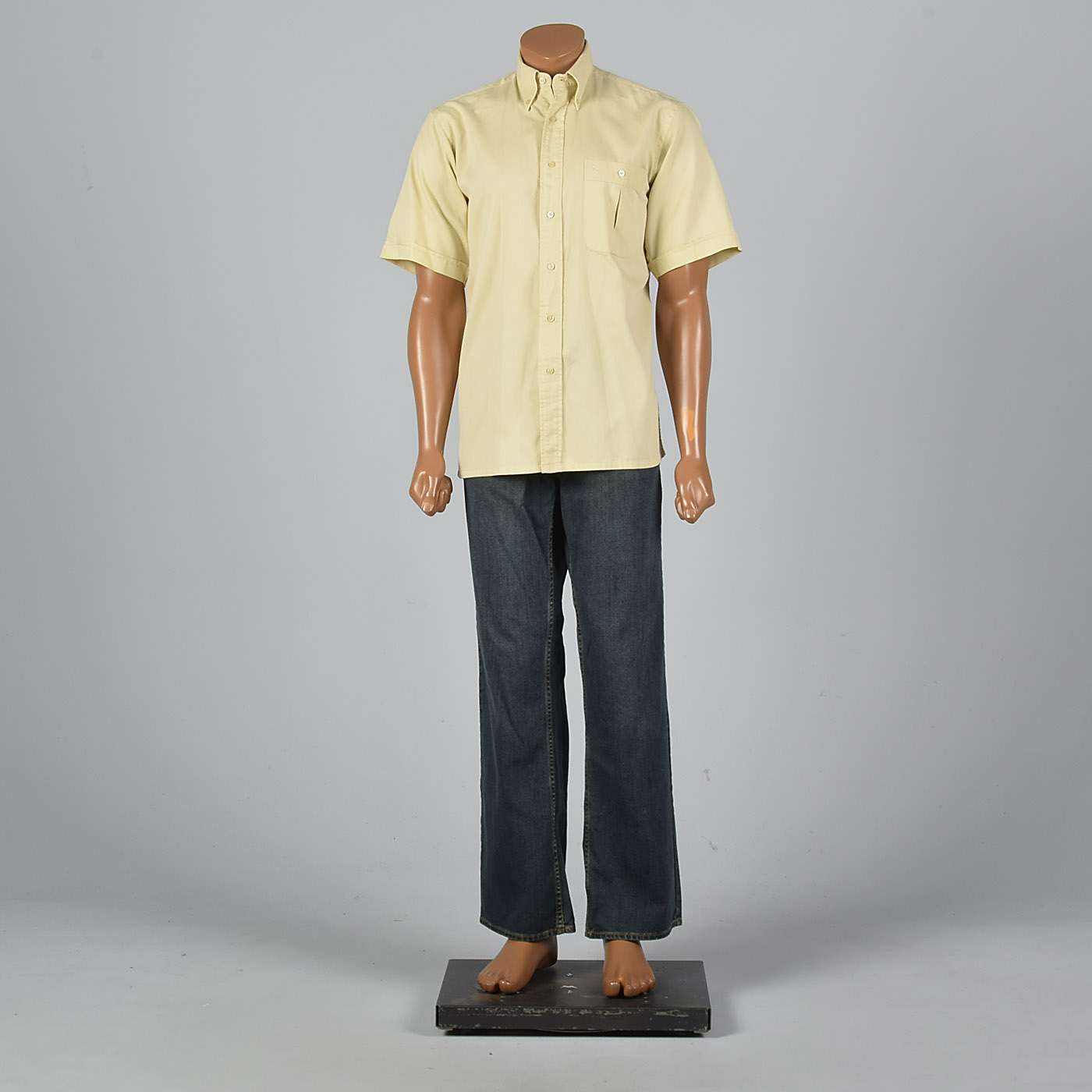 gold mens button down shirt
