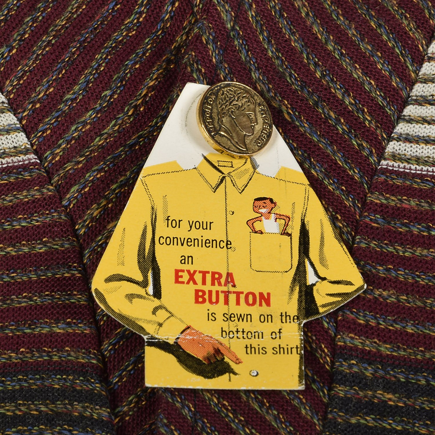 Small 1950s Brent Long Sleeve Shirt All Cotton VTG Pullover