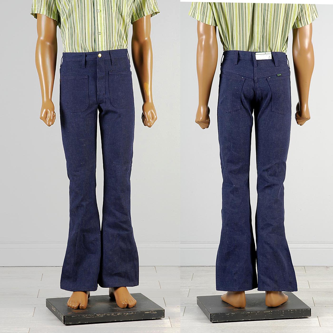 32x34 Mens NOS Sanforized High Rise Indigo Dark Denim Jeans 32x34 Mens NOS Sanforized High Rise Indigo Dark Denim Jeans