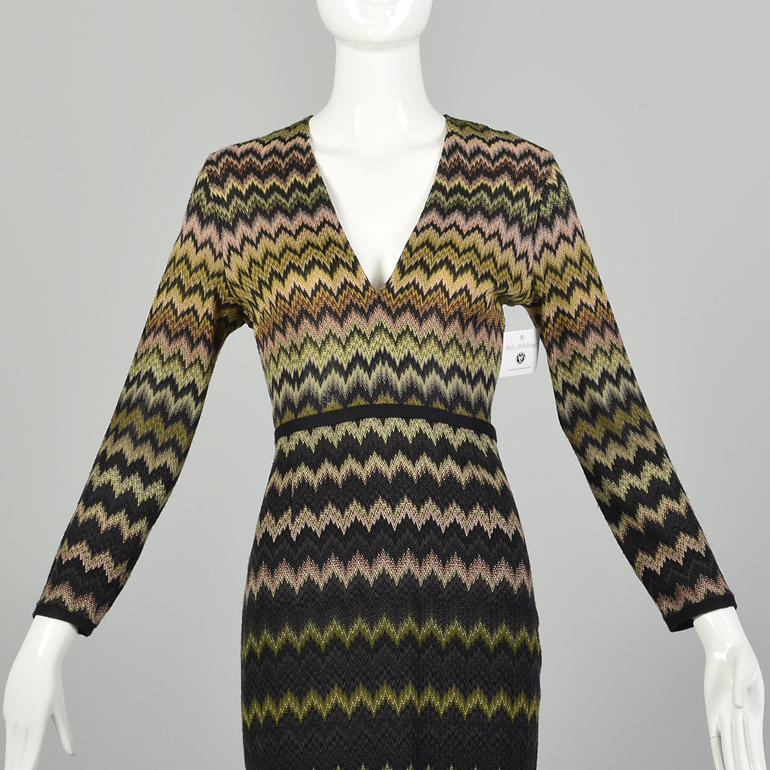2025SS大人も着れるMISSONI カラフルZIGZAGドレス (C-14Y) 2025SS大人も着れるMISSONI ニットZIGZAGドレス (C-14Y