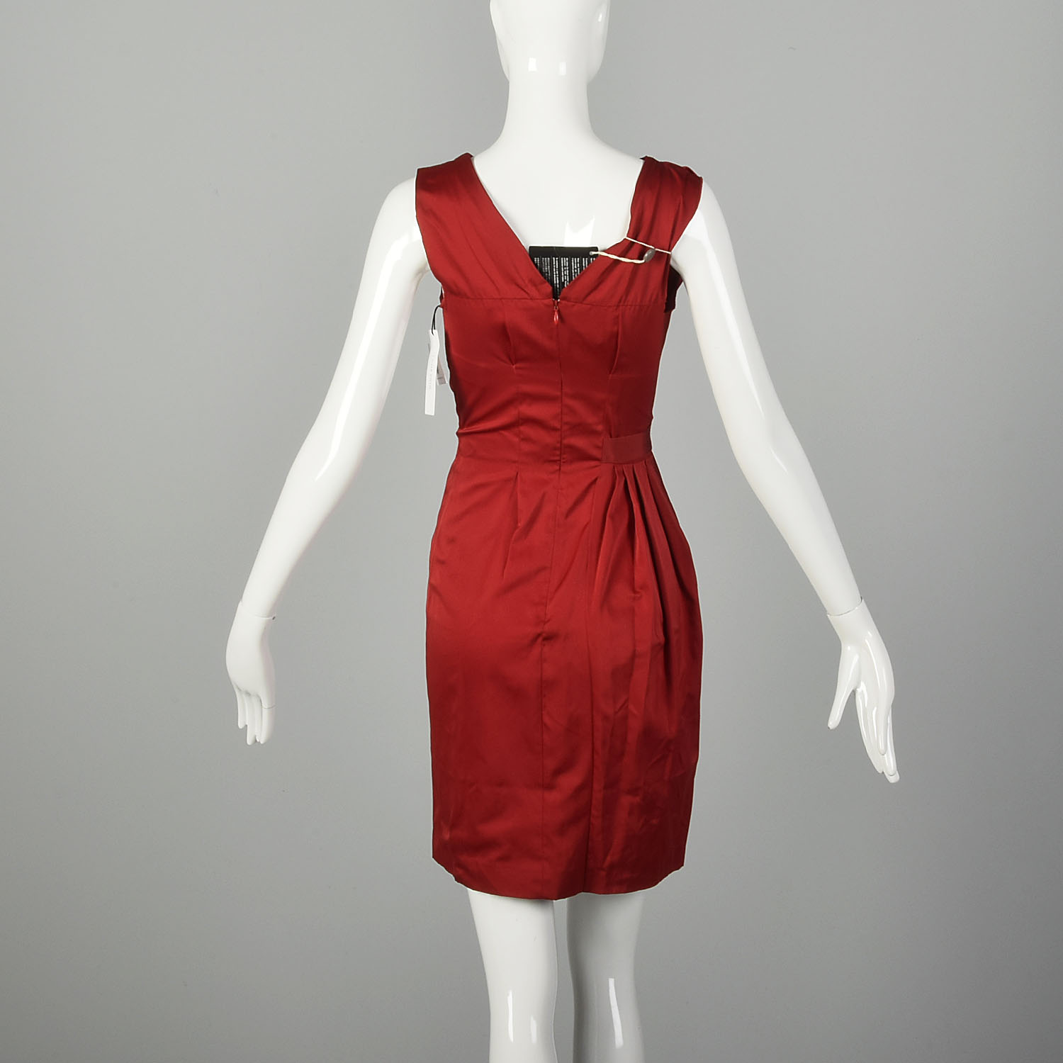 nina ricci red dress Nina Ricci Runway Silk Floral Maxi Dress Red Paris Designer RARE 38