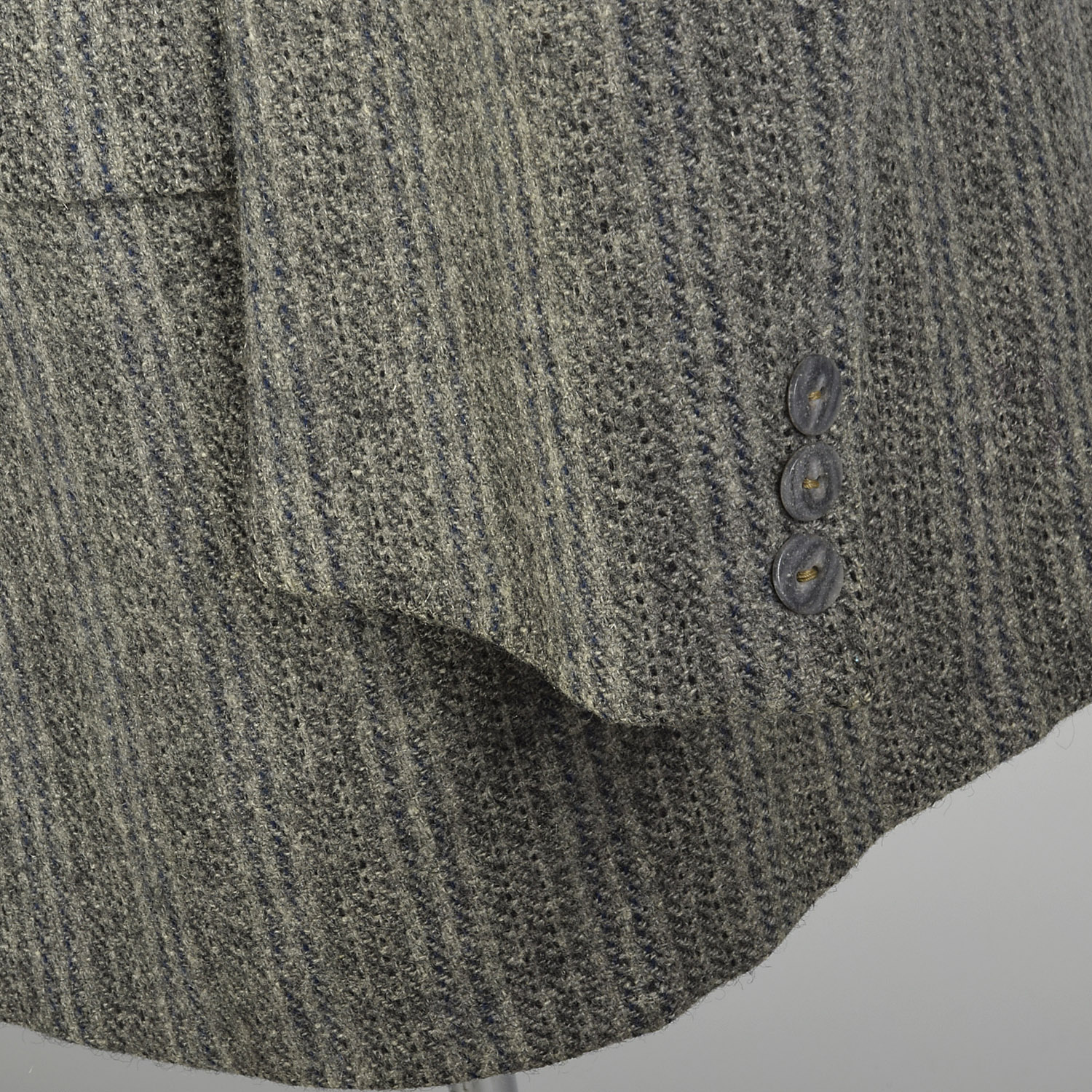 1950s Mens Wool Tweed Jacket Gray Stripe Blazer VTG 50s | eBay