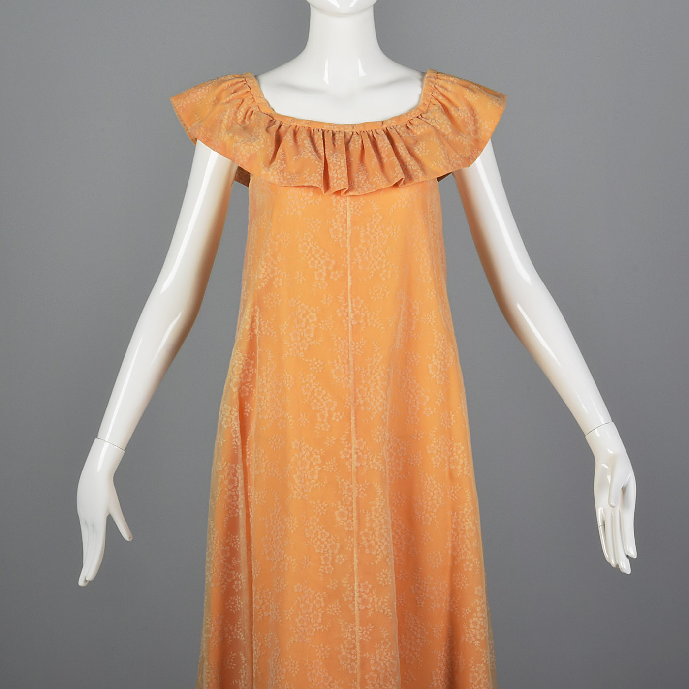 pale orange prom dresses Beaded Lace Long A-Line Prom Dress Colette CL2025 Orange / 0