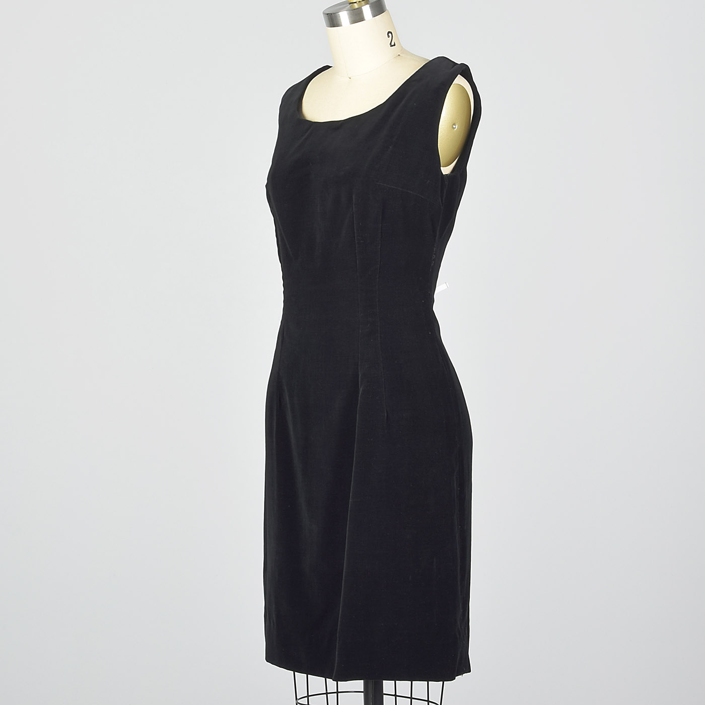 black velvet jumper dress