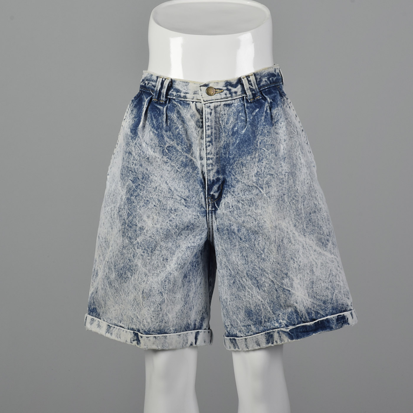 1980s jean shorts