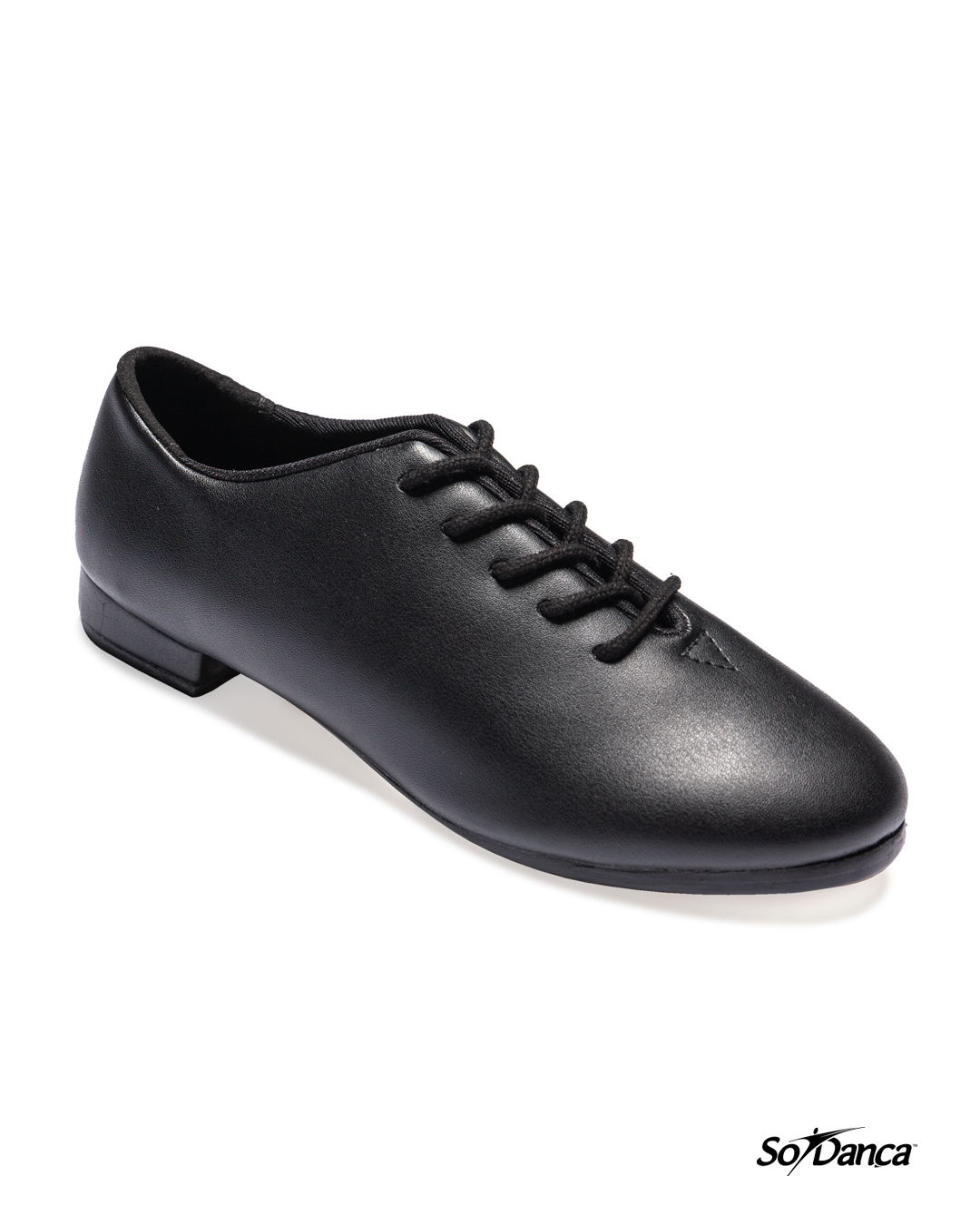 NEW Dance Clogging Shoes So Danca CL01 Black White Adult Oxford - Picture 2 of 4