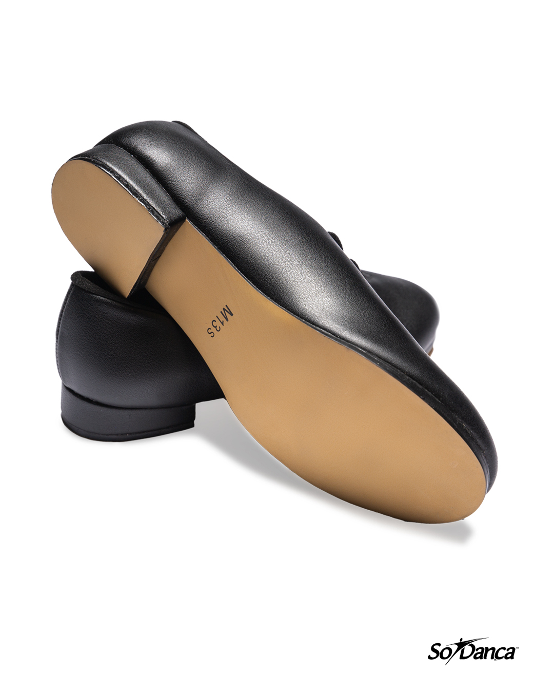 NEW Dance Clogging Shoes So Danca CL01 Black White Adult Oxford - Picture 3 of 4