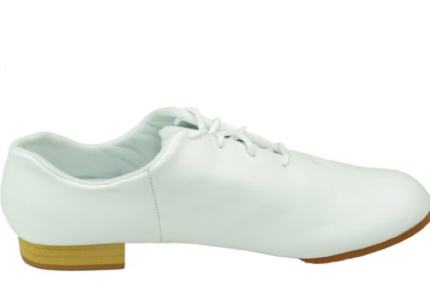 Dance Clogging Shoes Dance Class Black or White All Sizes Oxford - Picture 11 of 16