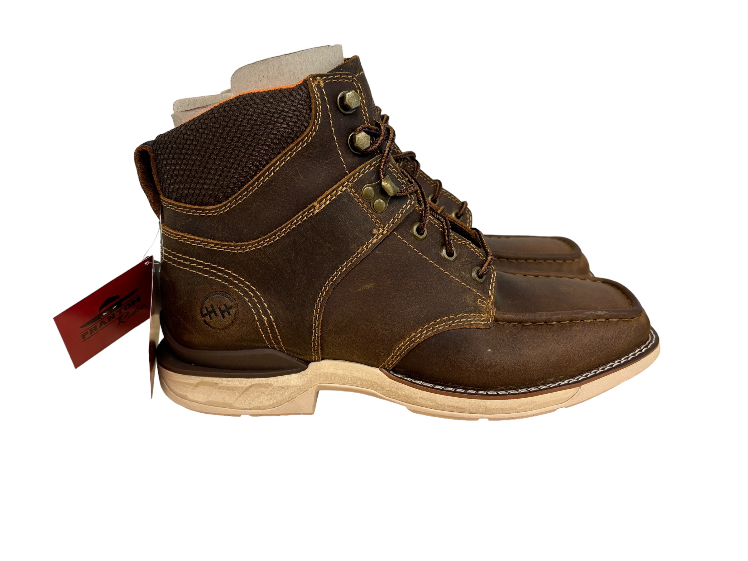 Double-H Men's 6" Brunel Soft Toe Western Work Boots - Size 12 D (Wide) DH5372 - Picture 14 of 15
