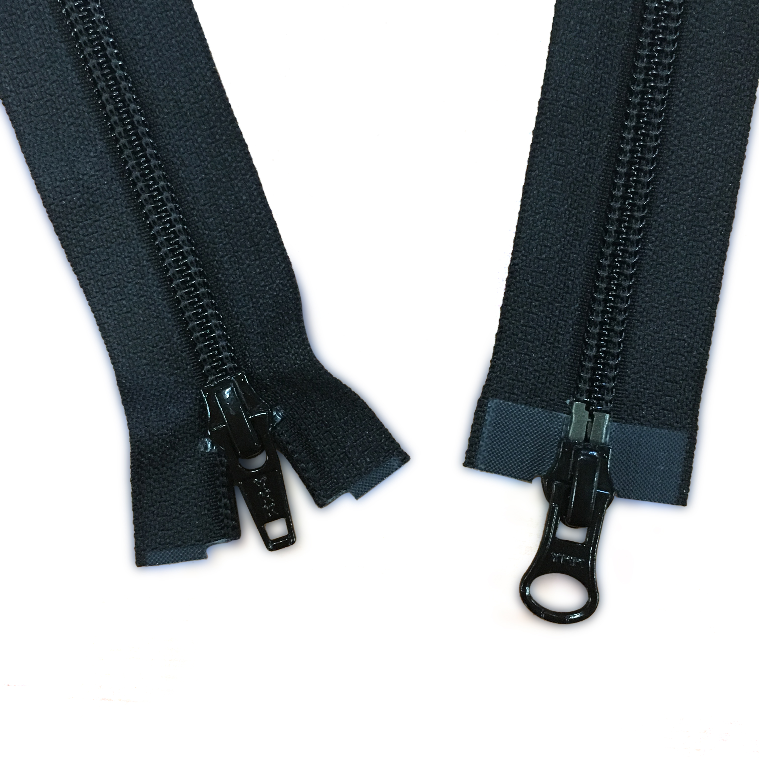 YKK 5C 2Way Nylon Open Black Zipper 34"36" eBay