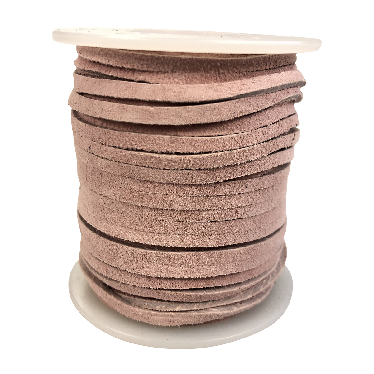 Encaje de gamuza Sof 3/32" x 50 pies - carrete de cordones de cuero real cordón artesanal - Imagen 3 de 12