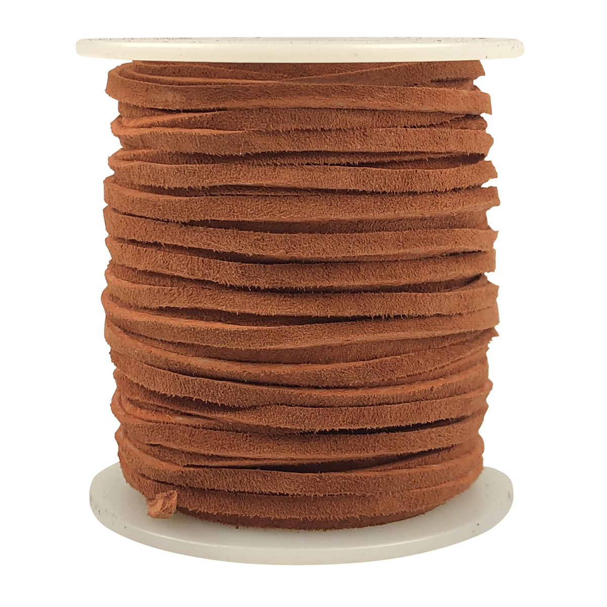 Encaje de gamuza Sof 3/32" x 50 pies - carrete de cordones de cuero real cordón artesanal - Imagen 10 de 12