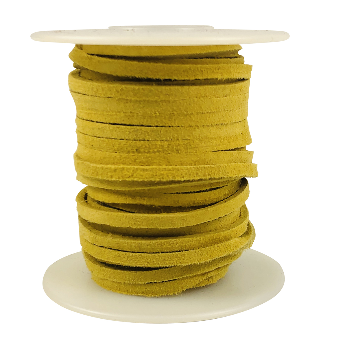 Encaje de gamuza Sof 3/32" x 50 pies - carrete de cordones de cuero real cordón artesanal - Imagen 5 de 12