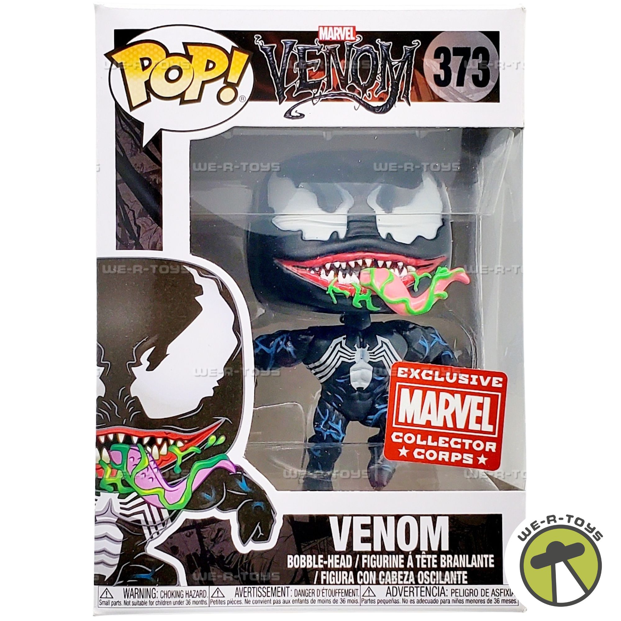 Funko Pop! Marvel Spider-Man Venom Exclusive Vinyl Bobble-head