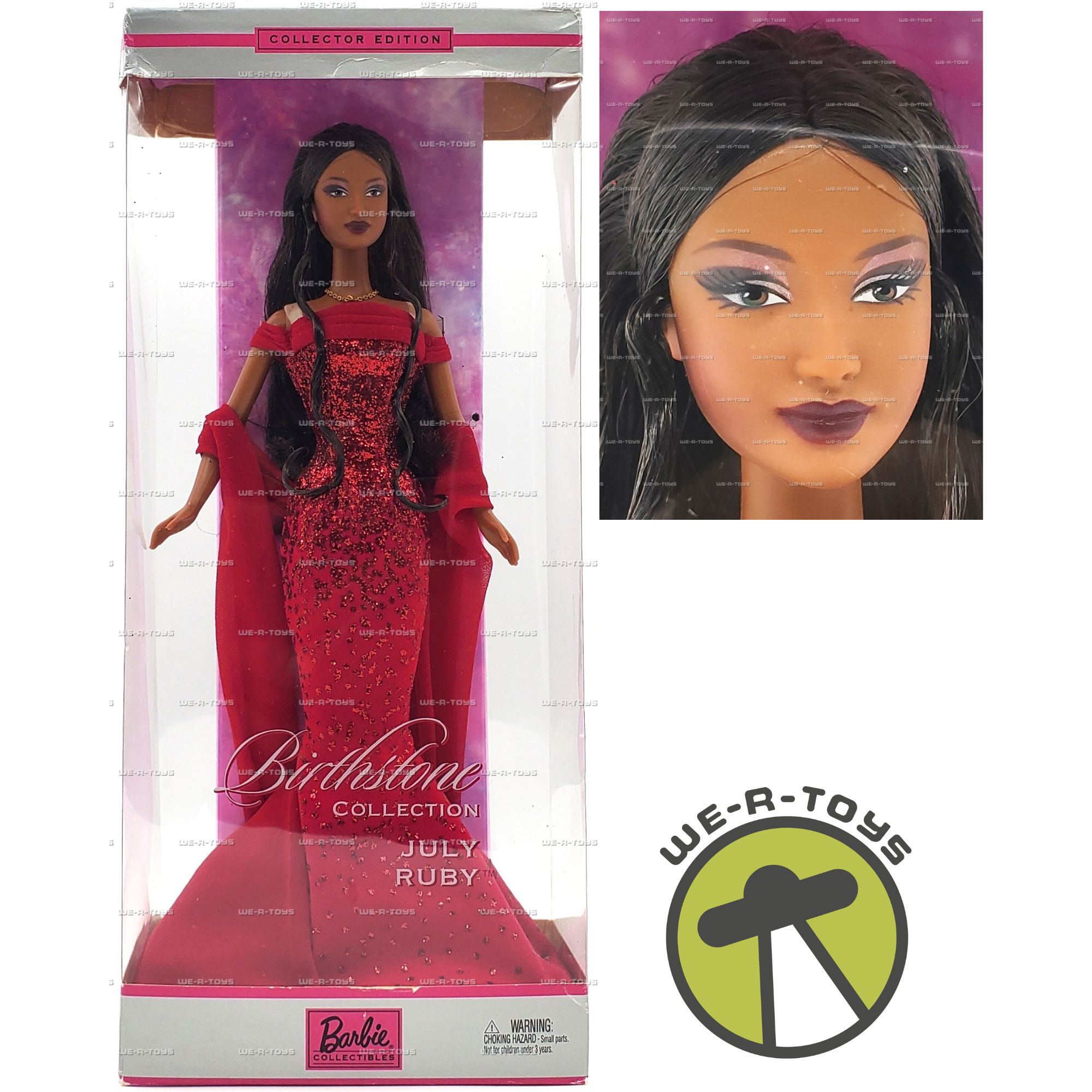 Barbie Birthstone Collection February Amethyst Doll 2002 Mattel