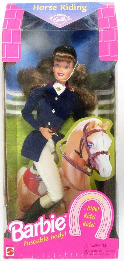 1997 Horse Riding Barbie Doll Barbie Riding Club Poseable Body Mattel #19268