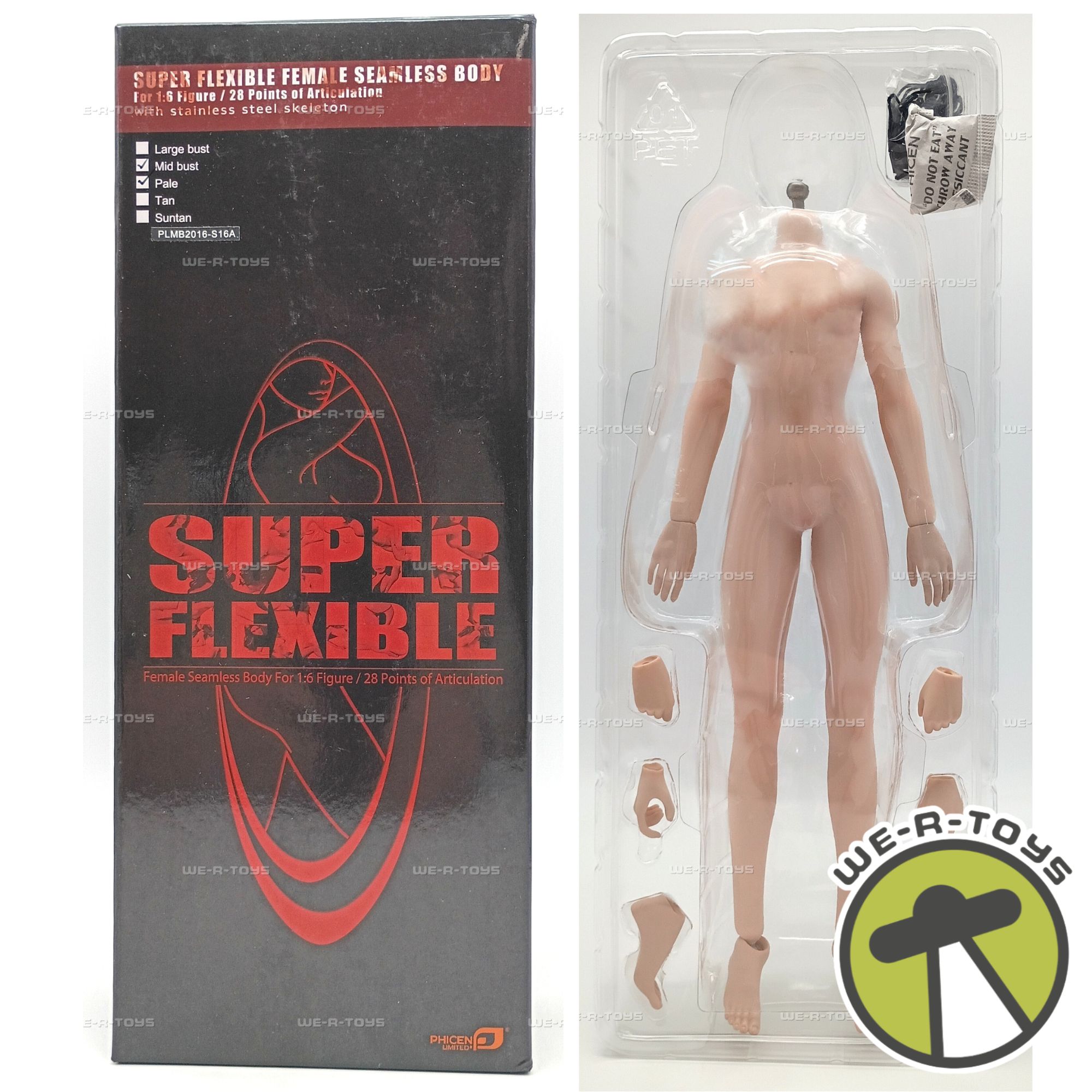 TBLeague Seamless Body Model for Action Figure 1/6 Female Pale