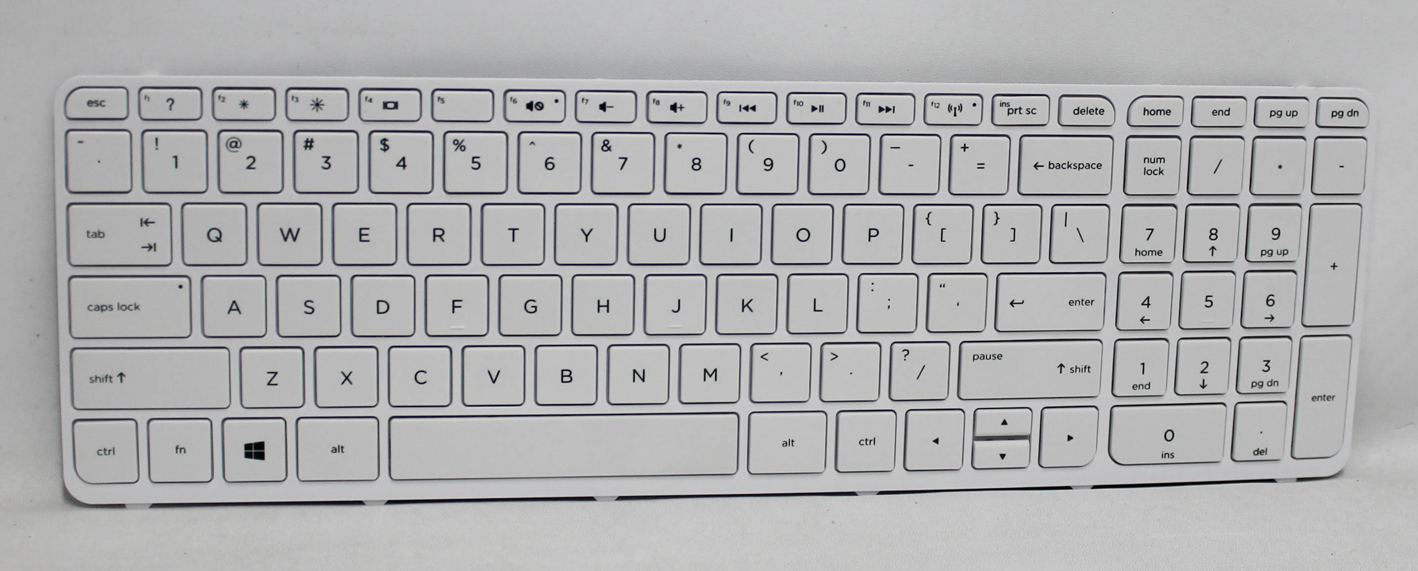 Us White Color Hp Keyboard