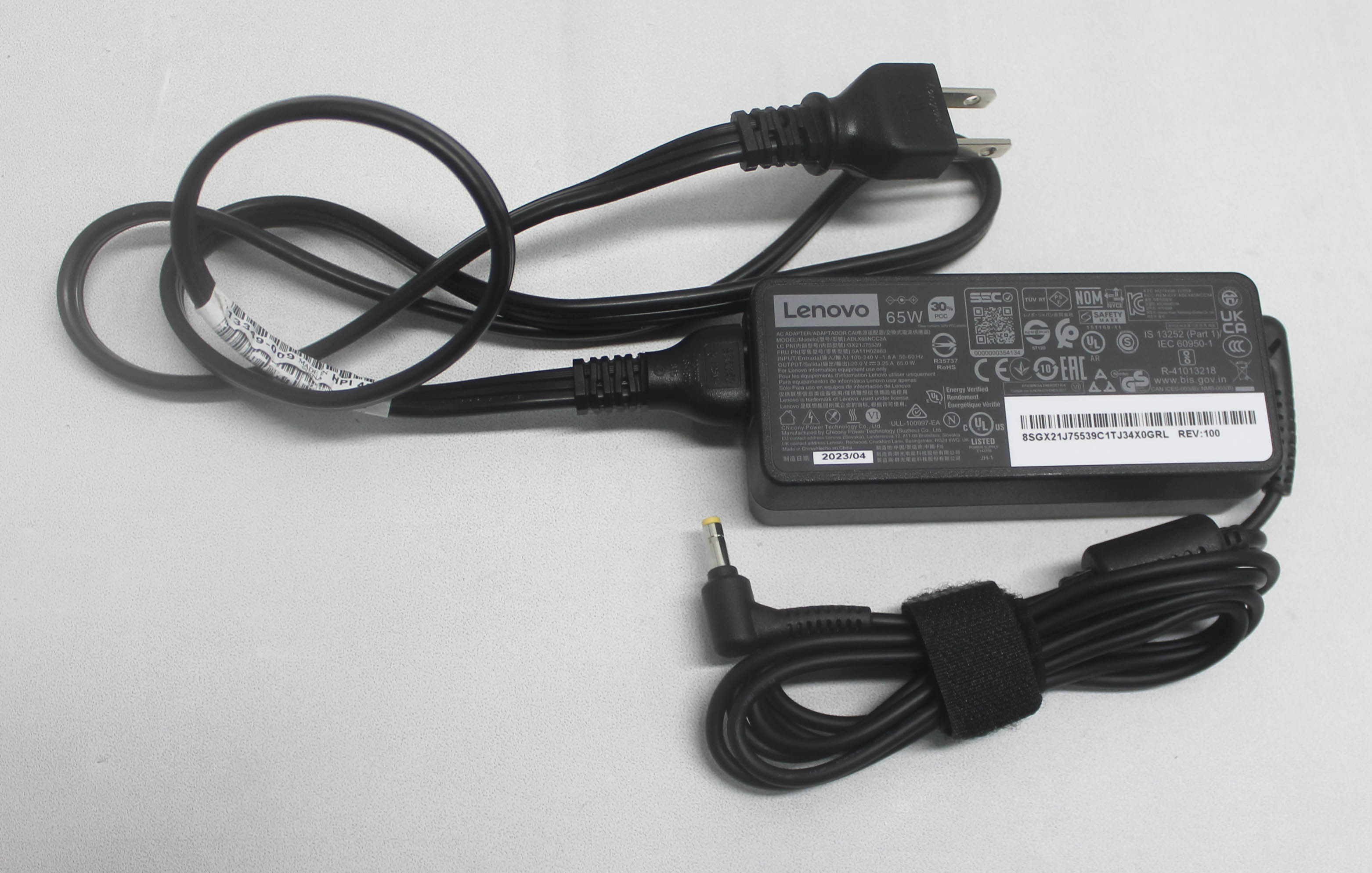 GX21J75539 Lenovo Ac Adapter 65W 20V 3.25A Ideapad Flex 5-14Itl05
