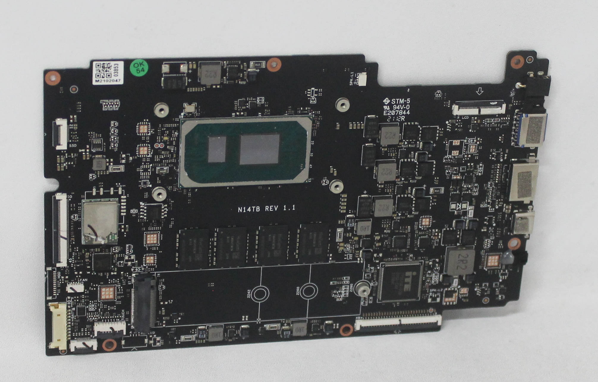 M2102044B1 Gateway Motherboard Intel Core I3-1115G4 3Ghz 1.1