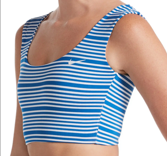 Nike Women's Sport Mesh Reversible Midkini Top - Picture 8 of 17