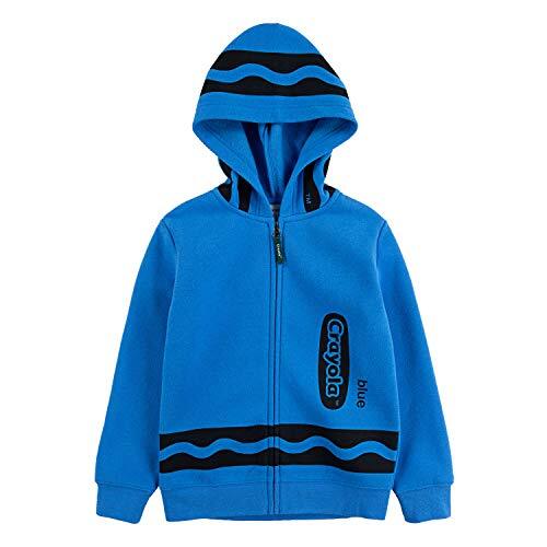 Crayola Kids' Little/Toddler Long Sleeve Fleece Full Zip Hooded Sweatshirt - Picture 22 of 28