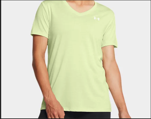Under Armour Mujer Twist Tech Cuello en V (XS, S, M, L, XL) - Imagen 14 de 19