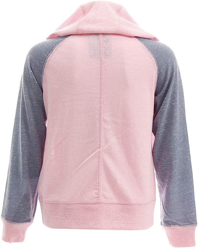 Nike Girls 4-6x Heather Gym Vintage Raglan Hoodie - Picture 11 of 19