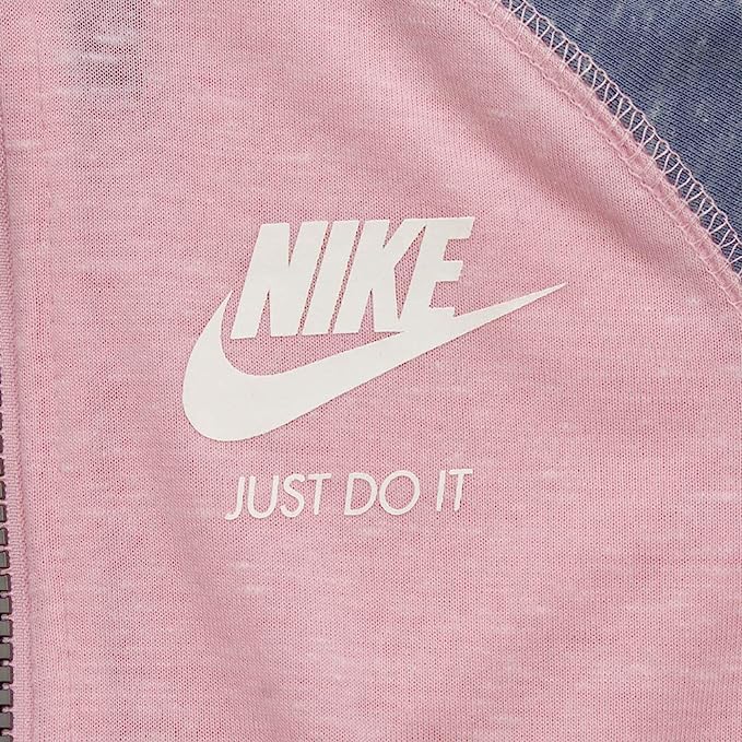 Nike Girls 4-6x Heather Gym Vintage Raglan Hoodie - Picture 19 of 19