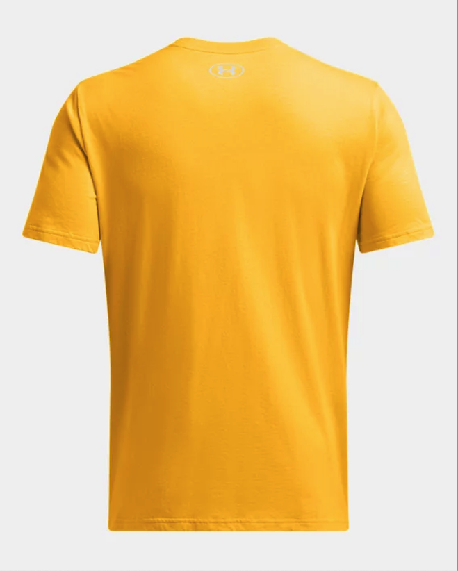 Under Armour Men's Short Sleeve UA Hockey T-Shirts Top Steeltown Gold / Mod Gray - Picture 11 of 16