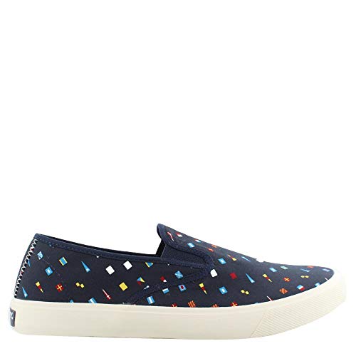 Sperry Sneaker Uomo Capitano Slip On Bandiere Navy - Foto 4 di 8