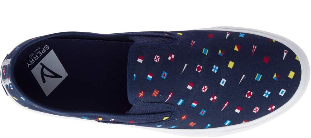 Sperry Sneaker Uomo Capitano Slip On Bandiere Navy - Foto 8 di 8