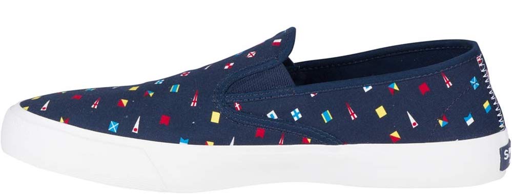 Sperry Sneaker Uomo Capitano Slip On Bandiere Navy - Foto 6 di 8