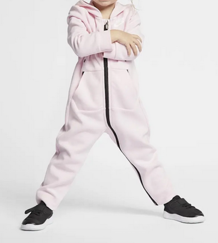 Nike Baby Girls 0-9M Tech Fleece Coverall - Picture 14 of 16