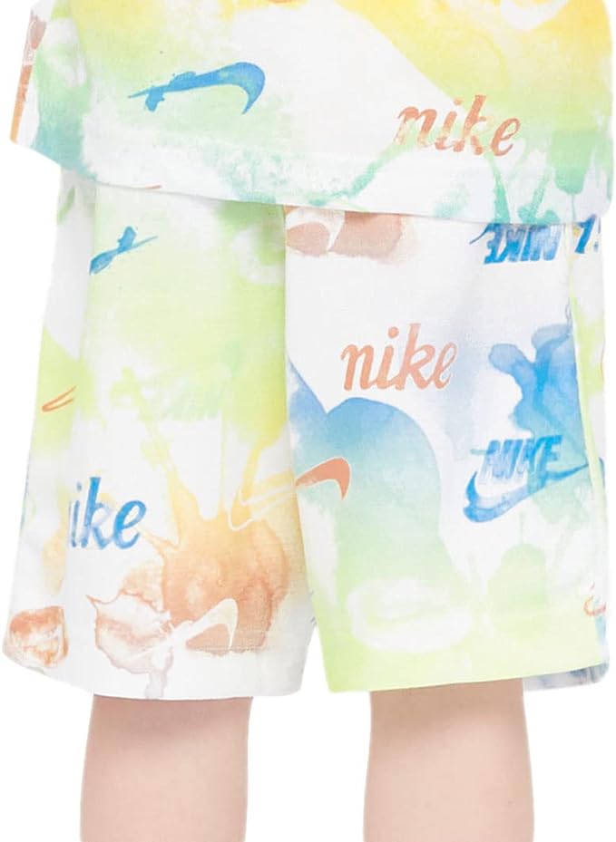Nike Boy's Sportswear Printed Mesh Shorts (Little Kids) - Picture 9 of 16