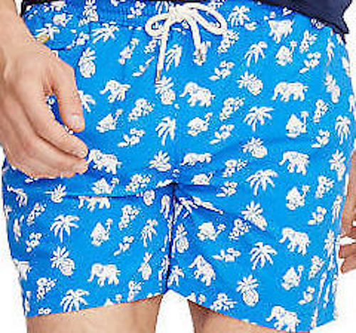 NWT Polo Ralph Lauren Men's 5.75 -in. Traveler Swim Trunks - Picture 8 of 8