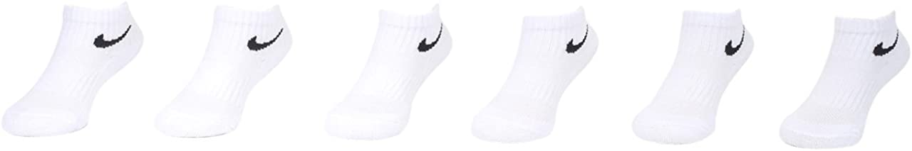 Nike Little Boy's 6-Pairs Young Athletes Ankle/No-Show Socks Sz: 5-7 Fits 10C-3Y - Picture 7 of 8
