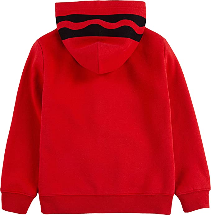Crayola Kids' Little/Toddler Long Sleeve Fleece Full Zip Hooded Sweatshirt - Picture 28 of 28