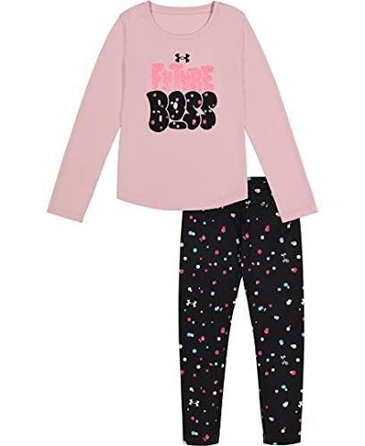Under Armour Baby_Girl’s Top and Legging Set, Durable Stretch and Lightweight