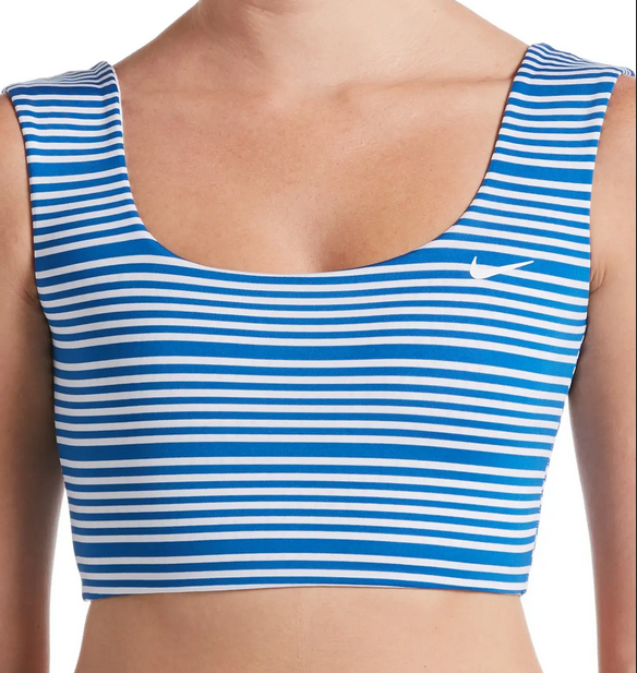 Nike Women's Sport Mesh Reversible Midkini Top - Picture 11 of 17