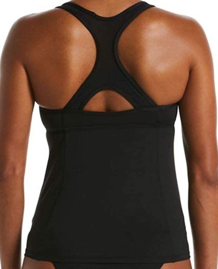 Nike Women s Stripe Racerback Swim Tankini EBay