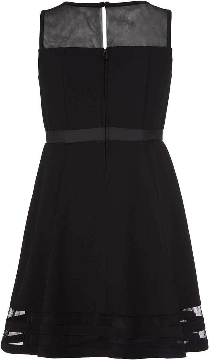 Calvin Klein Girls' Sleeveless Floral Party Dress - Picture 9 of 13