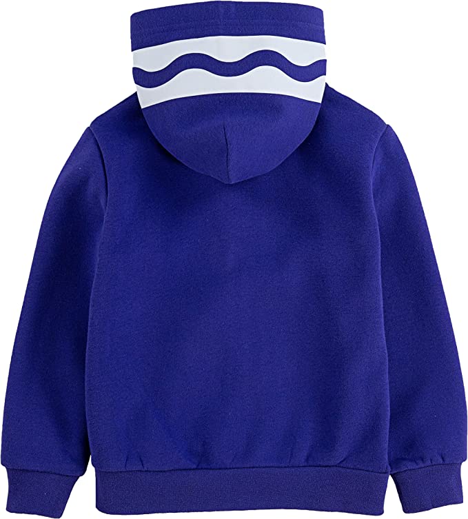 Crayola Kids' Little/Toddler Long Sleeve Fleece Full Zip Hooded Sweatshirt - Picture 7 of 28