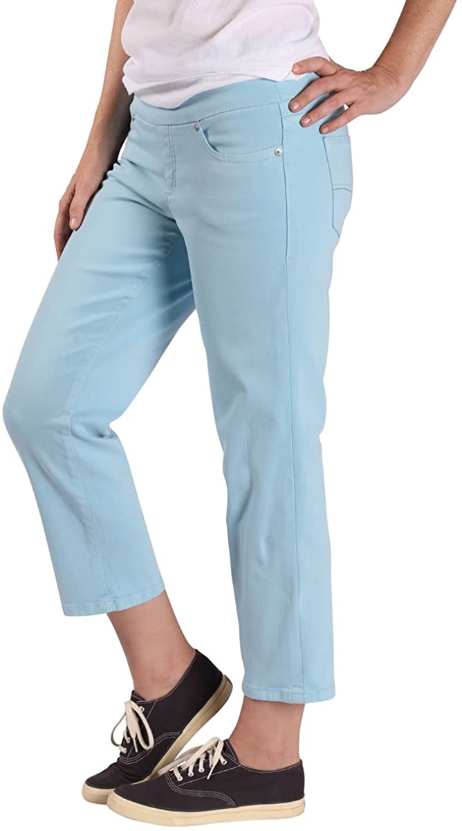 Pantalón corto Jag Jeans para mujer Petite Echo en sarga Dolce precio de venta sugerido por el fabricante 69 USD nuevo con etiquetas - Imagen 3 de 7
