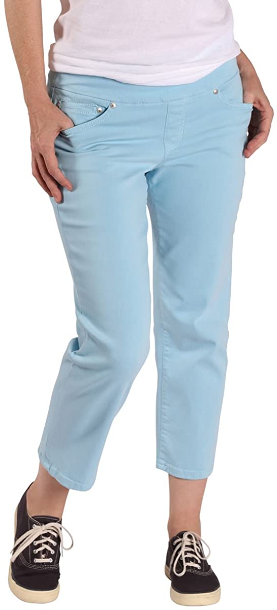 Pantalón corto Jag Jeans para mujer Petite Echo en sarga Dolce precio de venta sugerido por el fabricante 69 USD nuevo con etiquetas - Imagen 2 de 7
