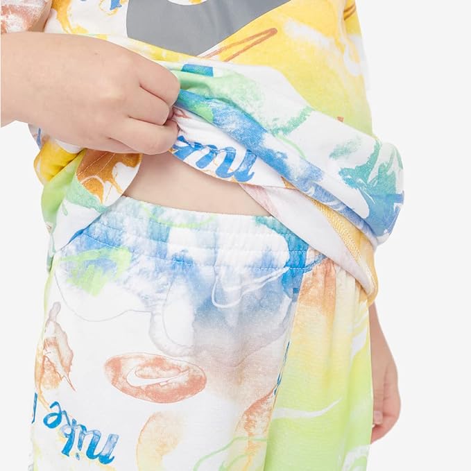 Nike Boy's Sportswear Printed Mesh Shorts (Little Kids) - Picture 13 of 16