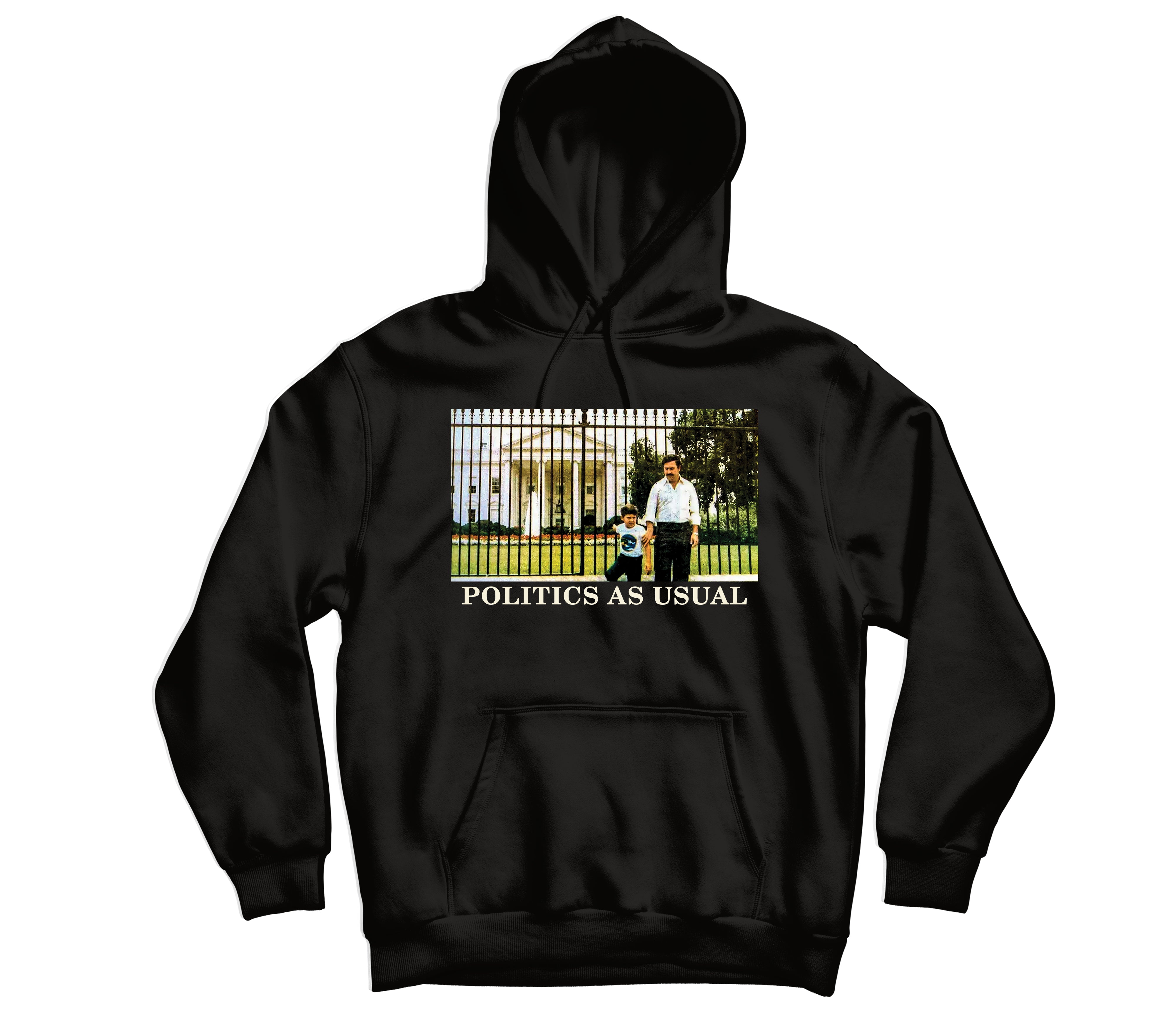 Pablo Escobar Politics Hoodie - Picture 2 of 3