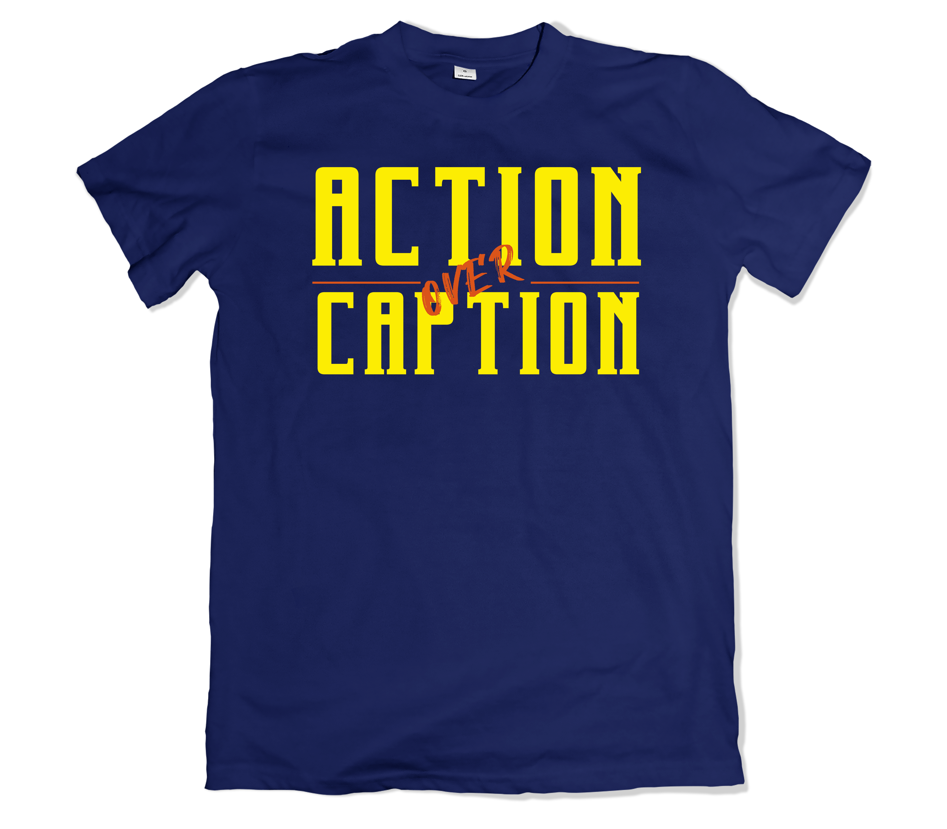 Action over Caption T-Shirt - Picture 2 of 5