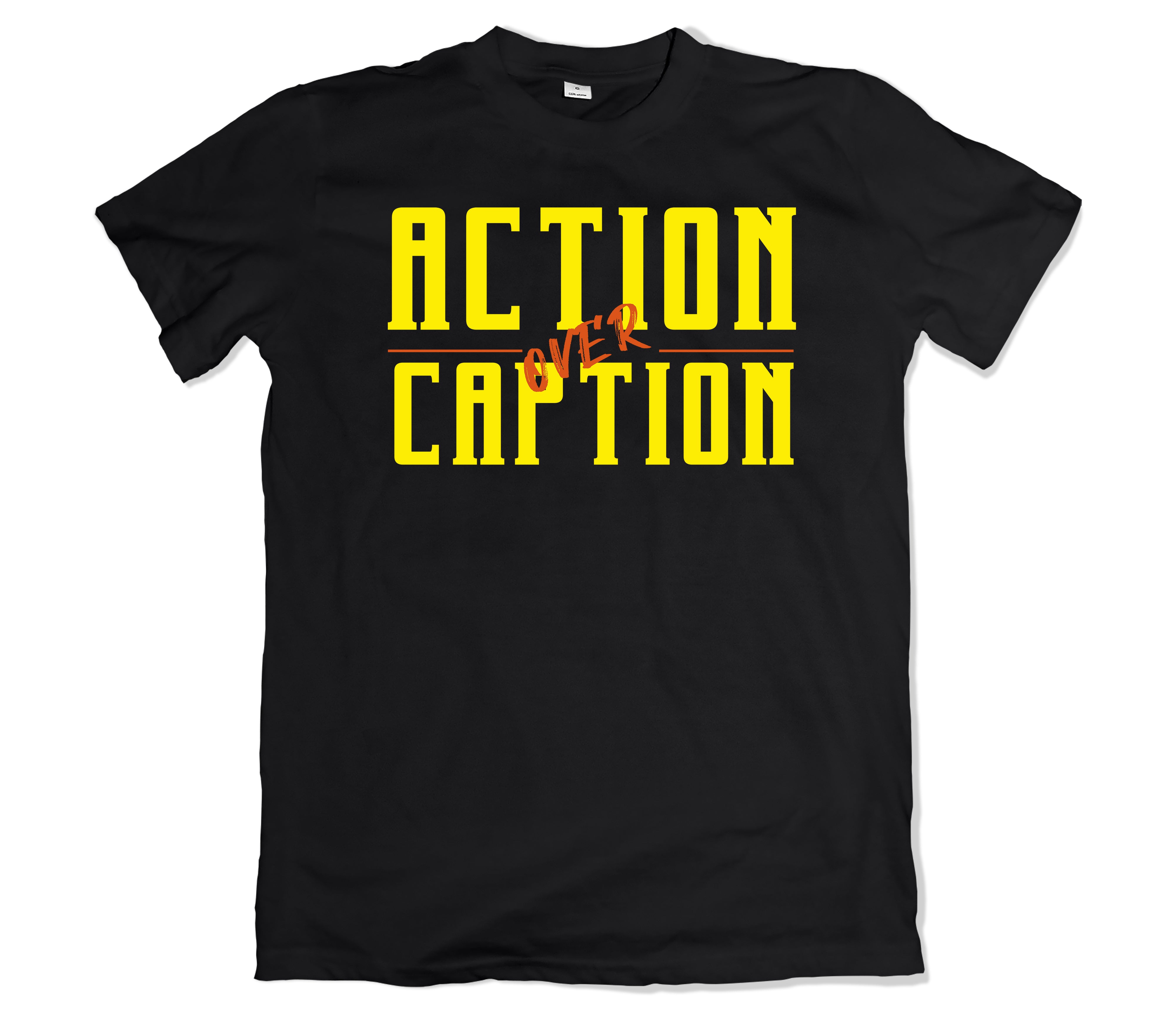 Action over Caption T-Shirt - Picture 4 of 5